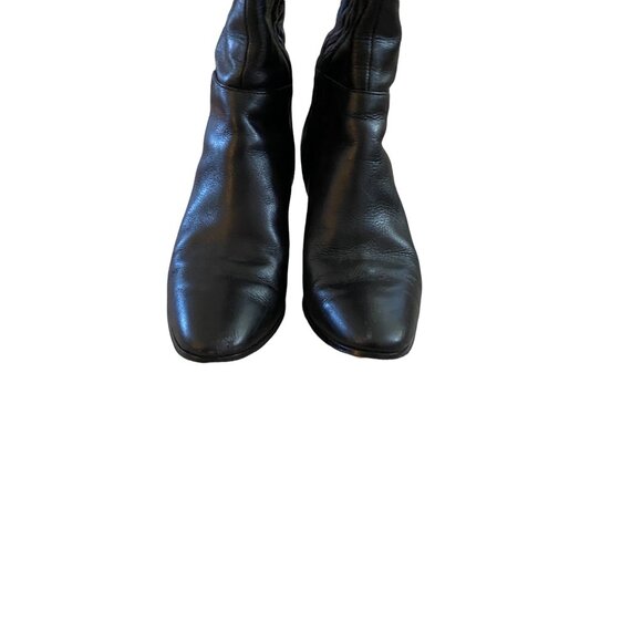 Cole Haan Everly Boots Black Size 6.5 Stealth Wealth Preppy Equestrian Classic - Picture 6 of 15